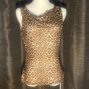 Missguided Leopard Print Sleeveless Top